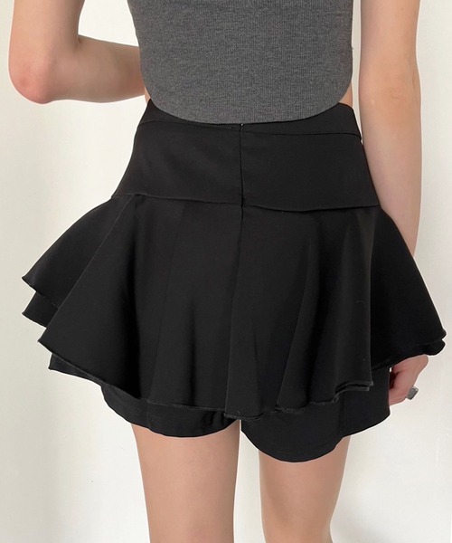 Jewelobe(ジュエローブ)の「ダブルペプラムスカパン(その他パンツ・レディース・ホワイト/レッド/ブラック・M/L)」の21枚目の写真
