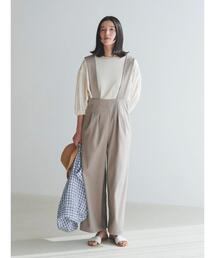 Samansa Mos2 blue | サロペット(その他パンツ)