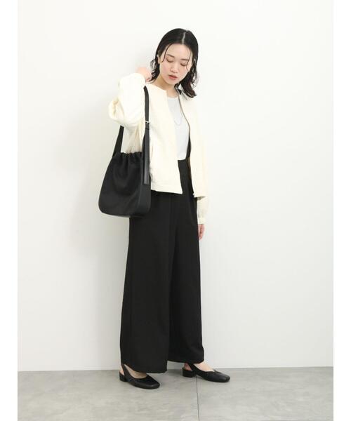 Samansa Mos2 blue（サマンサモスモスブルー）の「サロペット（その他パンツ・レディース・ライトベージュ/ベージュ/ブラック・F）」の18枚目の写真