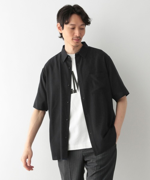 GLOBAL WORK(グローバルワーク)の「サラサマ快適シャツ/レギュラーカラー/半袖/986832(シャツ/ブラウス・メンズ・ネイビー/サックスブルー系9/グリーン/ライトグレー/ブラック/ブルー/ブルー系その他5/チャコール/ホワイト/ライトブルー/ミント/オフホワイト/ブルー系その他7・X-LARGE/MEDIUM/LARGE/SMALL)」の19枚目の写真