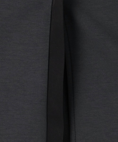 NICOLE white（ニコルホワイト）の「フロント配色ライン タイトスカート／ダンボールポンチ（スカート・レディース・チャコールグレー/グレー/オフホワイト・FREE）」の13枚目の写真