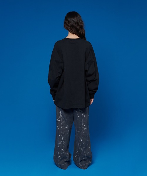 ONCILY（オンシェリー）の「HEART LONG SLEEVE T-SHIRT /  ハートロゴロンT（Tシャツ/カットソー・メンズ・ネイビー/ブラック/オフホワイト・SMALL/MEDIUM/LARGE）」の11枚目の写真