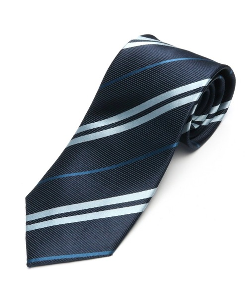 TOKYO SHIRTS(トウキョウシャツ)の「絹100% ベーシックネクタイ(ネクタイ・メンズ・ブルー系4/ネイビー系2/ネイビー系3/ブルー系2/グレイッシュブルー/ブルー系1/インディゴブルー/サックスブルー系3/サックスブルー系2/サックスブルー系1/ネイビー系1/ブルー系3・FREE)」の4枚目の写真