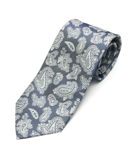 TOKYO SHIRTS(トウキョウシャツ)の「絹100% ベーシックネクタイ(ネクタイ・メンズ・ブルー系4/ネイビー系2/ネイビー系3/ブルー系2/グレイッシュブルー/ブルー系1/インディゴブルー/サックスブルー系3/サックスブルー系2/サックスブルー系1/ネイビー系1/ブルー系3・FREE)」の3枚目の写真