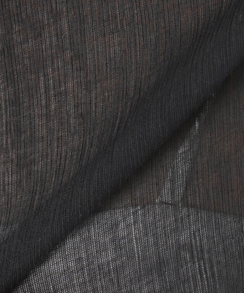 Noble（ノーブル）の「シアークレープジャージ五分袖Tシャツ（Tシャツ/カットソー・レディース・ブラック/ホワイト・FREE）」の22枚目の写真