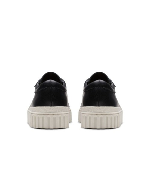 Clarks(クラークス)の「クラークス Mayhill Walk メイヒル ウォーク 厚底レザースニーカー(スニーカー・レディース・ブラック/アイボリー・50/40/35/45/55)」の3枚目の写真