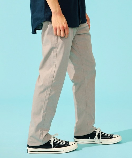 EDWIN(エドウィン)の「EDWIN エドウィン 【涼】ジャージーズ COOL スリムテーパード チノパンツ ストレッチ【夏/速乾/ドライタッチ/蒸れにくい/軽量】(チノパンツ・メンズ・ベージュ/ブラック/グレー系その他・SMALL/LARGE/X-LARGE/MEDIUM)」の5枚目の写真