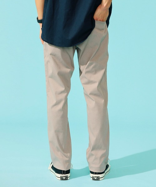 EDWIN(エドウィン)の「EDWIN エドウィン 【涼】ジャージーズ COOL スリムテーパード チノパンツ ストレッチ【夏/速乾/ドライタッチ/蒸れにくい/軽量】(チノパンツ・メンズ・ベージュ/ブラック/グレー系その他・SMALL/LARGE/X-LARGE/MEDIUM)」の6枚目の写真