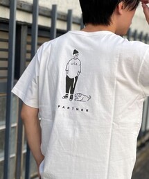 BARNS OUTFITTERS | 【BARNS OUTFITTERS】別注タフネックTシャツ PARTNER(Tシャツ/カットソー)