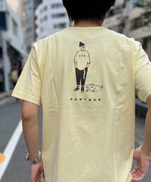 BARNS OUTFITTERS | 【BARNS OUTFITTERS】別注タフネックTシャツ PARTNER(Tシャツ/カットソー)
