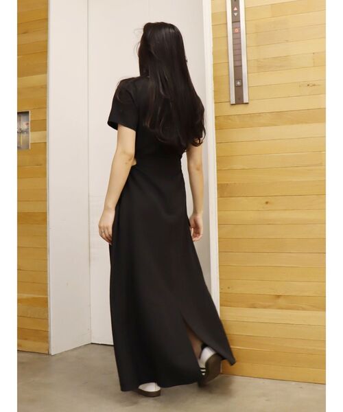 EVRIS（エヴリス）の「サイドオープンドロストロングワンピース（ワンピース・レディース・ブラック/ホワイト/グリーン・FREE）」の14枚目の写真