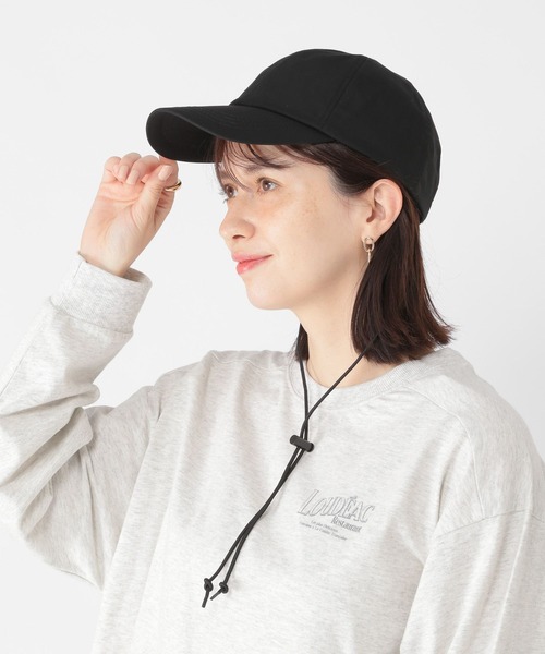 studio CLIP（スタディオクリップ）の「コードツキCAP（キャップ・レディース・ブラック/ベージュ/ブラウン・FREE）」の5枚目の写真