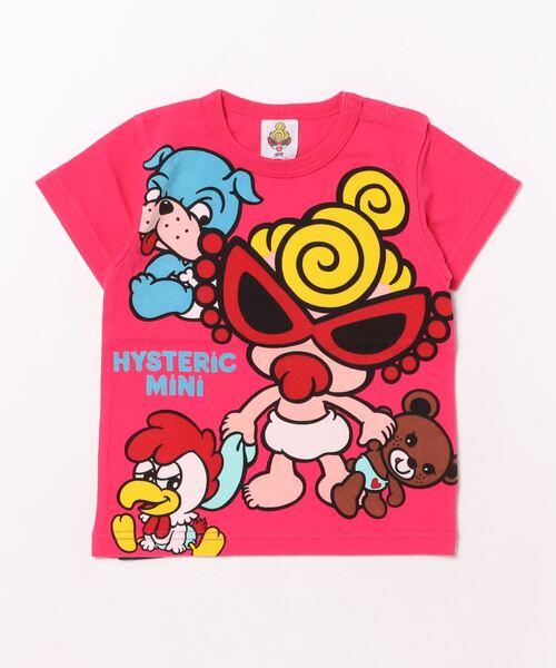 HYSTERIC MINI（ヒステリックミニ）の「HAPPY NAPPY 半袖Tシャツ（T