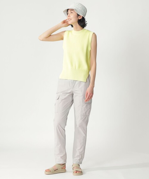 ECOALF(エコアルフ)の「HIEDRA ニット ベスト / HIEDRA KNITTED GILET WOMAN(ニット/セーター・レディース・ホワイト系その他/イエロー/オレンジ系その他6・FREE)」の5枚目の写真