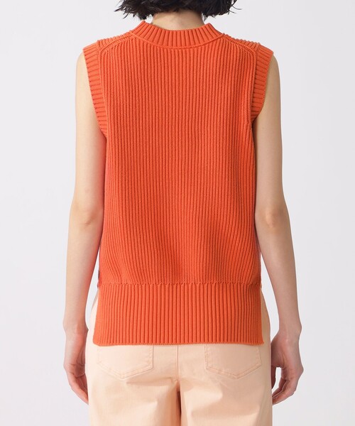 ECOALF(エコアルフ)の「HIEDRA ニット ベスト / HIEDRA KNITTED GILET WOMAN(ニット/セーター・レディース・ホワイト系その他/イエロー/オレンジ系その他6・FREE)」の9枚目の写真