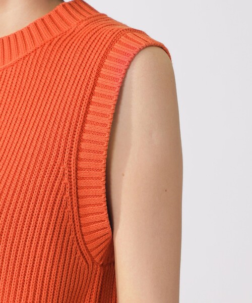 ECOALF(エコアルフ)の「HIEDRA ニット ベスト / HIEDRA KNITTED GILET WOMAN(ニット/セーター・レディース・ホワイト系その他/イエロー/オレンジ系その他6・FREE)」の10枚目の写真