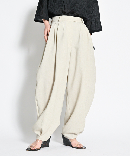 パンツ CITYSHOP LINENLIKE VOLUME PANTS todayful CITYSHOP（シティーショップ）の「LINENLIKE VOLUME PANTS