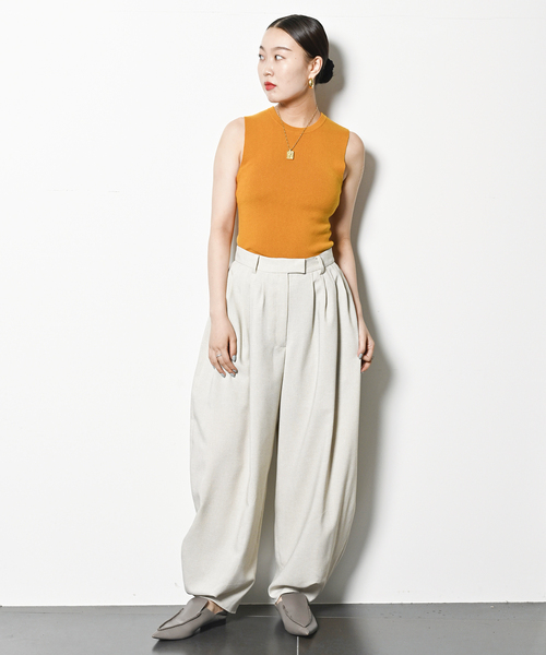 パンツ CITYSHOP LINENLIKE VOLUME PANTS todayful CITYSHOP（シティーショップ）の「LINENLIKE VOLUME PANTS