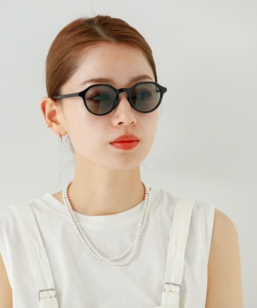 URBAN RESEARCH Sonny Label（アーバンリサーチサニーレーベル）の「クリアカラーレンズサングラス（サングラス・レディース・オリーブ/グレー/ライトブラウン・ONE）」の2枚目の写真