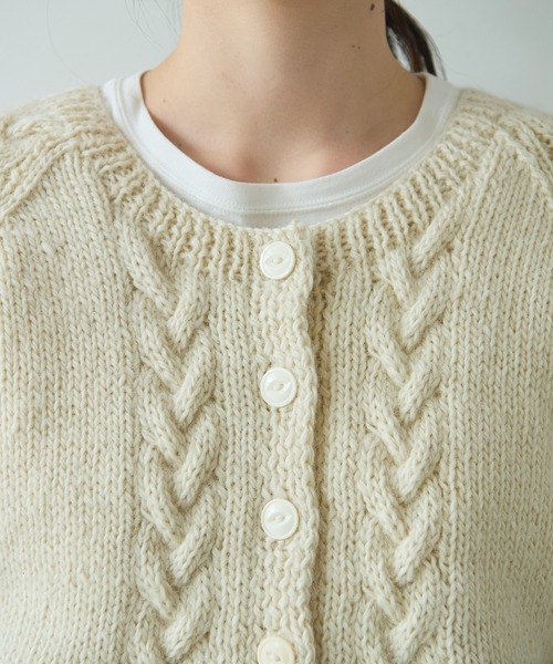 bulle de savon（ビュルデサボン）の「ネパールハンドニット アラン編