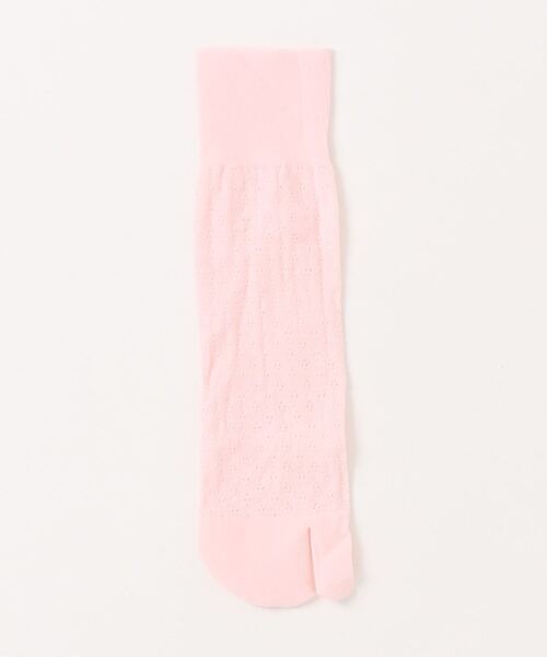 VIBGYOR Women(ヴィブジョー ウィメン)の「【float】小花柄メッシュ クルー丈 2本指/足袋ソックス(ソックス/靴下・レディース・ブラック/ホワイト/ピンク/グレー/ベージュ・FREE)」の16枚目の写真