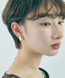 ニュアンス プレート ピアス