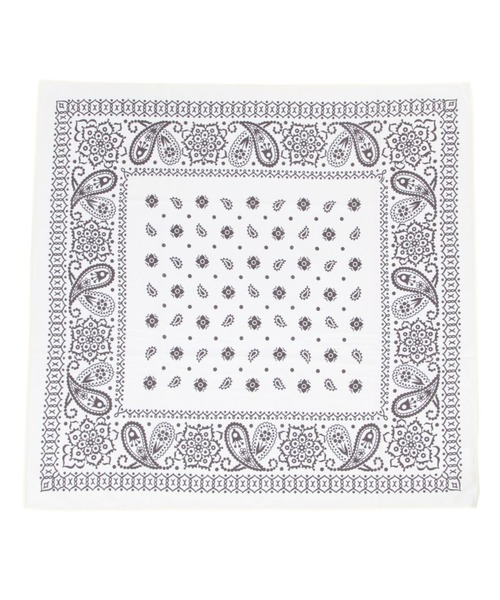 studio CLIP(スタディオクリップ)の「クールバンダナ(バンダナ/スカーフ・レディース・ホワイト/ブルー・FREE)」の2枚目の写真