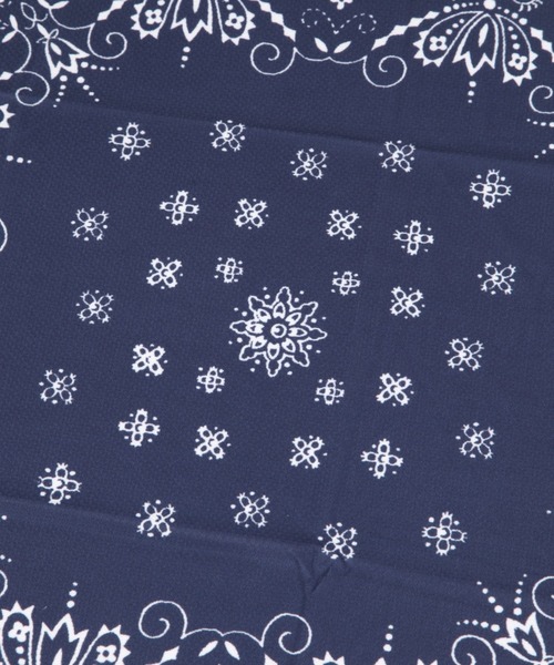 studio CLIP(スタディオクリップ)の「クールバンダナ(バンダナ/スカーフ・レディース・ホワイト/ブルー・FREE)」の4枚目の写真