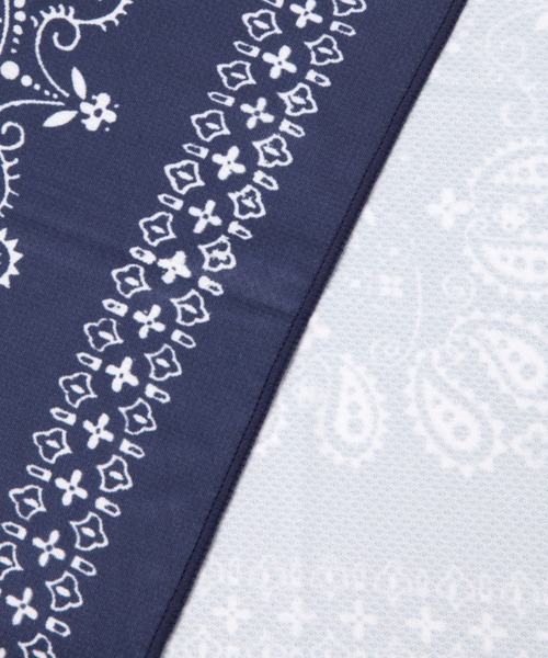 studio CLIP(スタディオクリップ)の「クールバンダナ(バンダナ/スカーフ・レディース・ホワイト/ブルー・FREE)」の12枚目の写真