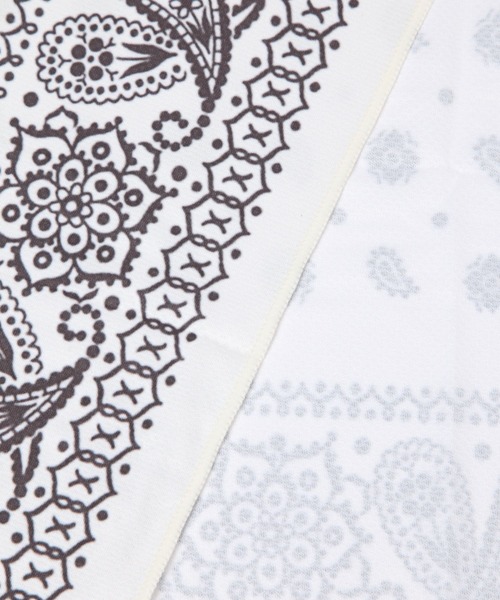 studio CLIP(スタディオクリップ)の「クールバンダナ(バンダナ/スカーフ・レディース・ホワイト/ブルー・FREE)」の9枚目の写真