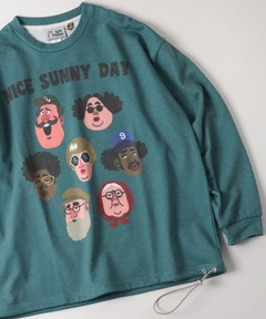 T/C裏毛 NICE SUNNY DAYビックTee