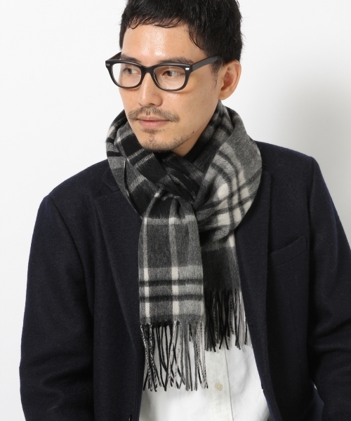 GLOBAL WORK（グローバルワーク）の「ウールカシミヤマフラー/565543 （マフラー・メンズ・レモンイエロー/ダークブルー/ライトブルー/ライトグレー/ダークネイビー/ボルドー/グレー/ブルー/その他/グリーン/ダークグレー/イエロー系その他/カーキ/レッド/オレンジ/イエロー/ブルー系その他/その他1・FREE）」の18枚目の写真