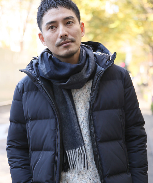 GLOBAL WORK（グローバルワーク）の「ウールカシミヤマフラー/565543 （マフラー・メンズ・レモンイエロー/ダークブルー/ライトブルー/ライトグレー/ダークネイビー/ボルドー/グレー/ブルー/その他/グリーン/ダークグレー/イエロー系その他/カーキ/レッド/オレンジ/イエロー/ブルー系その他/その他1・FREE）」の11枚目の写真