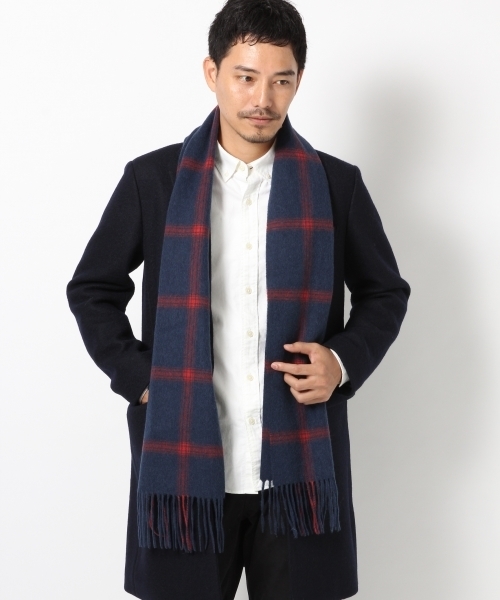 GLOBAL WORK（グローバルワーク）の「ウールカシミヤマフラー/565543 （マフラー・メンズ・レモンイエロー/ダークブルー/ライトブルー/ライトグレー/ダークネイビー/ボルドー/グレー/ブルー/その他/グリーン/ダークグレー/イエロー系その他/カーキ/レッド/オレンジ/イエロー/ブルー系その他/その他1・FREE）」の17枚目の写真