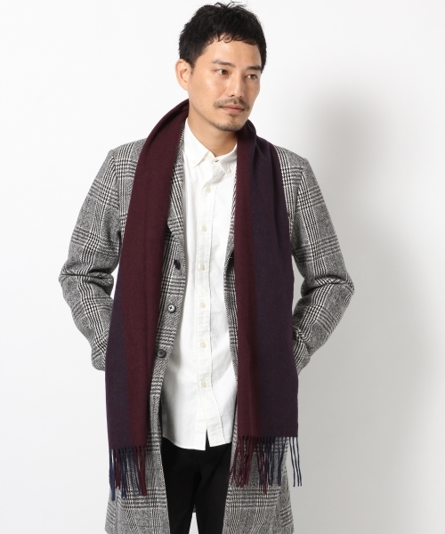 GLOBAL WORK（グローバルワーク）の「ウールカシミヤマフラー/565543 （マフラー・メンズ・レモンイエロー/ダークブルー/ライトブルー/ライトグレー/ダークネイビー/ボルドー/グレー/ブルー/その他/グリーン/ダークグレー/イエロー系その他/カーキ/レッド/オレンジ/イエロー/ブルー系その他/その他1・FREE）」の16枚目の写真