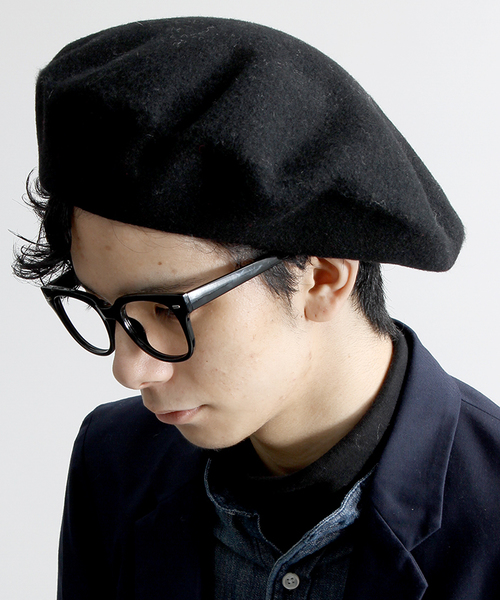 WEGO（ウィゴー）の「WEGO/ビックベレー（ハンチング/ベレー帽・メンズ・レッド/カーキ/ブラック・FREE）」の2枚目の写真