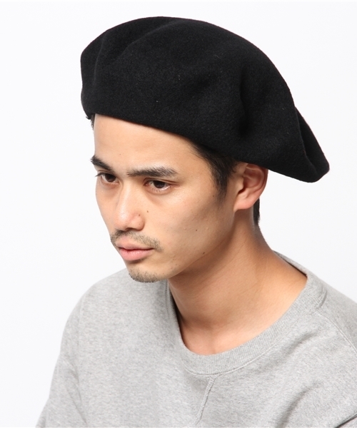 WEGO（ウィゴー）の「WEGO/ビックベレー（ハンチング/ベレー帽・メンズ・レッド/カーキ/ブラック・FREE）」の4枚目の写真