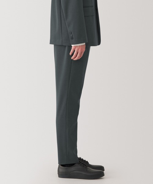 無印良品　ストレッチジャージージャケット　パンツ　セットアップ　ダークグレー 紳士 ストレッチ ジャージージャケット | 無印良品