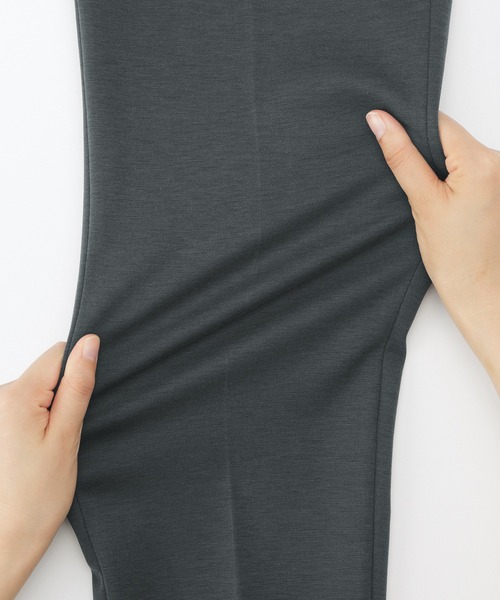 無印良品（ムジルシリョウヒン）の「紳士　ストレッチジャージーノータックパンツ【セットアップ】（その他パンツ・メンズ・ブラック/ダークグレー/ネイビー・S/M/L/XL）」の19枚目の写真
