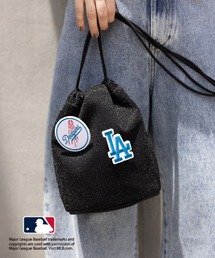 LEPSIM | MLB ワッペンラメ巾着 129686(ショルダーバッグ)