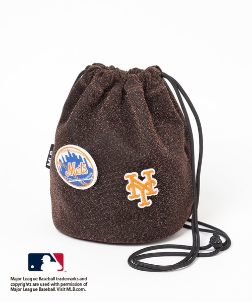 LEPSIM(レプシィム)の「MLB ワッペンラメ巾着 129686(ショルダーバッグ・レディース・ブラック/グレー/ブラウン・ONE SIZE)」の17枚目の写真