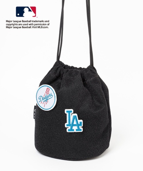LEPSIM(レプシィム)の「MLB ワッペンラメ巾着 129686(ショルダーバッグ・レディース・ブラック/グレー/ブラウン・ONE SIZE)」の20枚目の写真