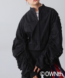 OWNth（オンス）の「モノグラムボリュームスリーブブルゾン（ブルゾン）」