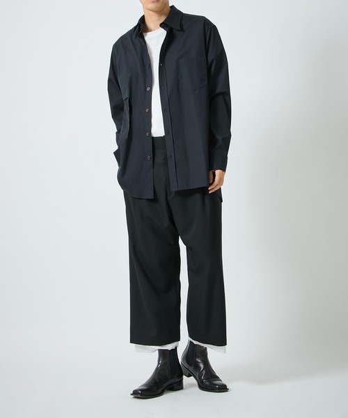 sulvam(サルバム)の「【sulvam/サルバム】CLASSICPANTS(スラックス・メンズ・ブラック・M/S)」の9枚目の写真