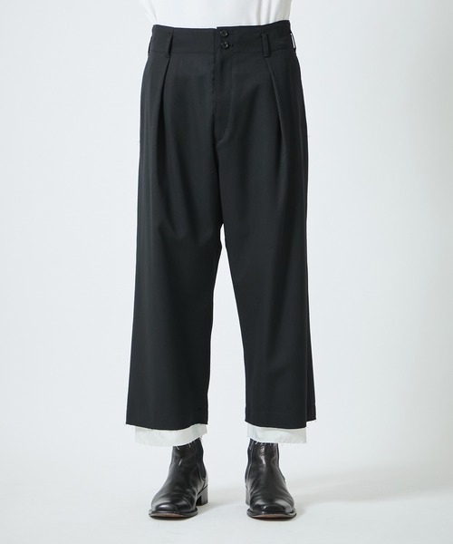 sulvam(サルバム)の「【sulvam/サルバム】CLASSICPANTS(スラックス・メンズ・ブラック・M/S)」の8枚目の写真
