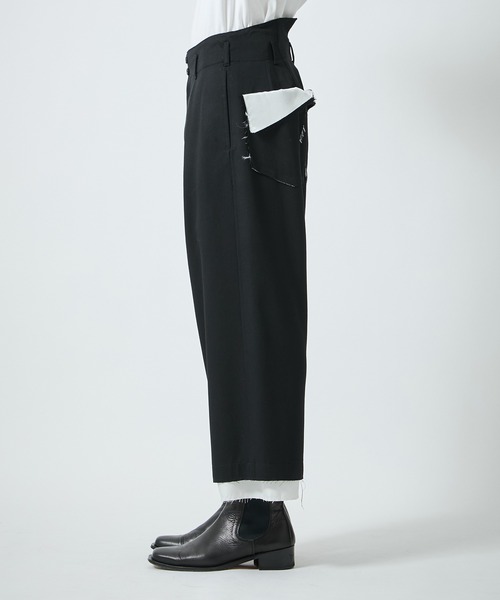 sulvam(サルバム)の「【sulvam/サルバム】CLASSICPANTS(スラックス・メンズ・ブラック・M/S)」の7枚目の写真
