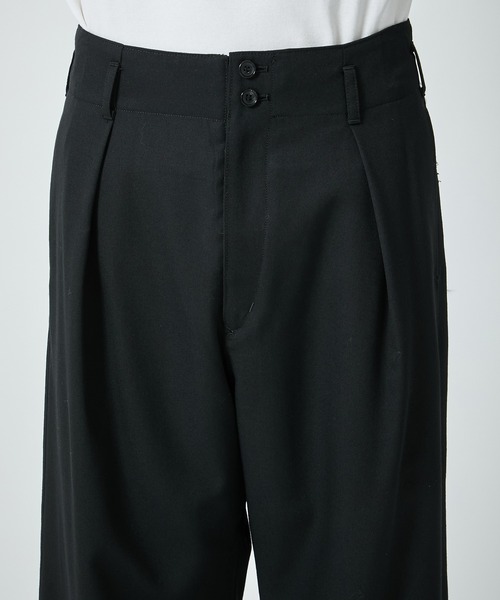 sulvam(サルバム)の「【sulvam/サルバム】CLASSICPANTS(スラックス・メンズ・ブラック・M/S)」の5枚目の写真