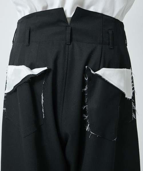 sulvam(サルバム)の「【sulvam/サルバム】CLASSICPANTS(スラックス・メンズ・ブラック・M/S)」の3枚目の写真