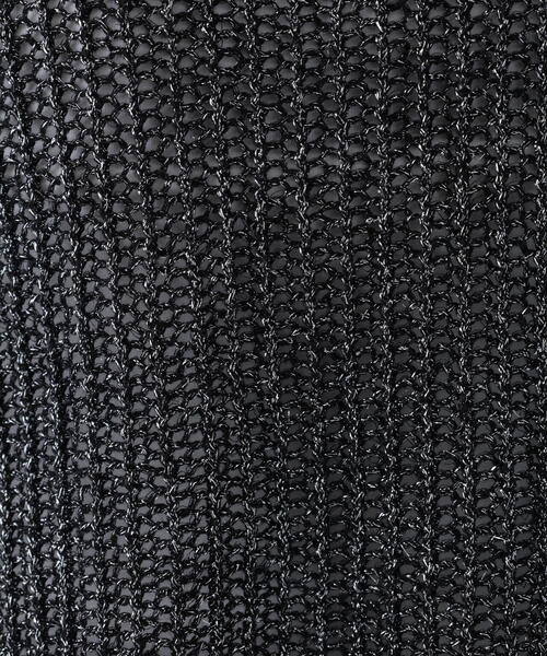 FREE'S MART（フリーズマート）の「前後2WAYラメニットメッシュベスト（ベスト・レディース・ゴールド/ブラック/シルバー/ブラウン・FREE）」の19枚目の写真