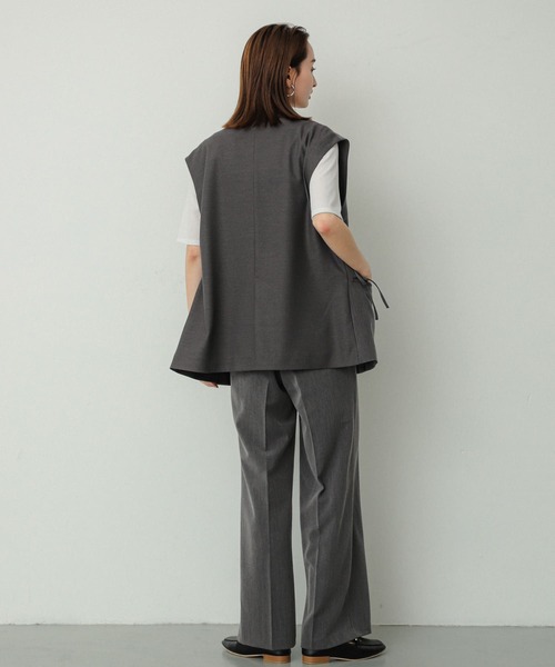 SENSE OF PLACE by URBAN RESEARCH（センスオブプレイスバイアーバンリサーチ）の「パッチワークリボンジレ（ベスト・レディース・グレー/ブラウン・ONE）」の19枚目の写真